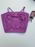 Conjunto Croped + shorts Lilas - Juvenil - loja online