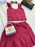 Conjunto Croped + Shorts/saia - Linho Juvenil