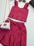 Conjunto Croped + Shorts/saia - Linho Juvenil - comprar online