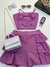 Conjunto Croped + shorts Lilas - Juvenil - Point Kids