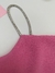 Croped babado - Rosa - comprar online