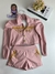 Conjunto Boiadeira Chapéu- Rose na internet