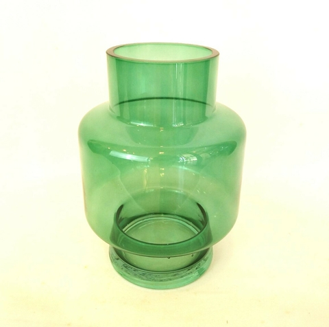 VASO VIDRO VERDE PQ