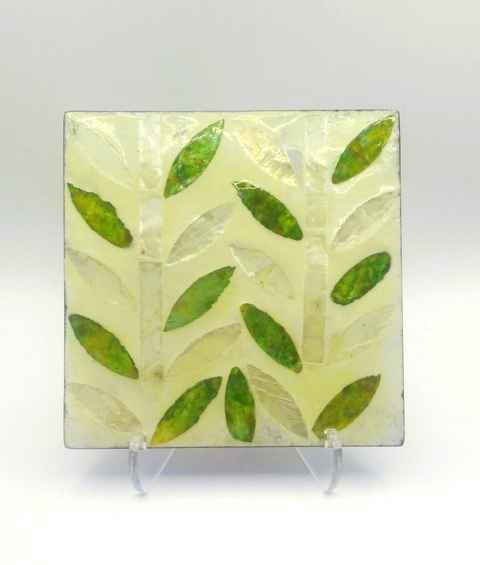 PORTA COPO FOLHA VERDE