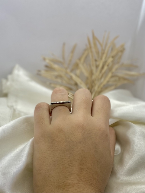 Anel Regulavel Quadrado Fino