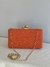 Clutch Linho Retangular Laranja - comprar online