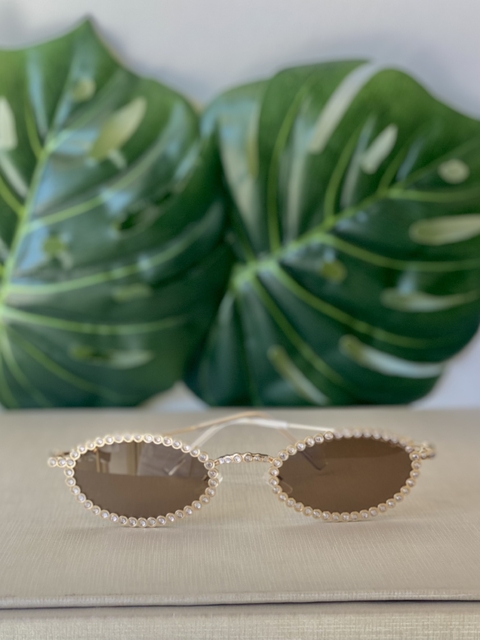 Oculos De Sol Retro Strass