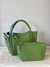 Bolsa Verde Media Lenco - Fiorella Acessórios