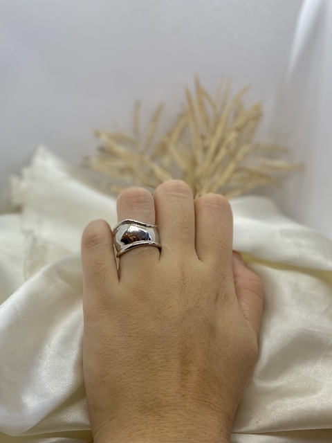 Anel Prata Maxi Orgânico