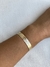 Bracelete Dourado Fosco Texturizado Aberto - comprar online