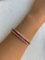 Bracelete Dourado com Pedrarias Pink - comprar online