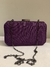 Clutch Hexágonal Linho Roxo na internet