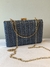 Clutch Quadrada Azul Corda na internet
