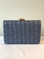 Clutch Quadrada Azul Corda - comprar online