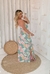 Vestido Longo Estampado Verde Claro - comprar online
