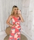 Vestido Longo Estampado Rosa - comprar online