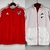 Jaqueta Corta-Vento do Dallas Reversível Masculina Adidas - Vermelho e Branco