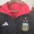 Jaqueta Corta-Vento da Argentina Reversível Masculina Adidas - Preta e Vermelho na internet