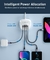Imagem do QC3.0 Fast Charging USB C Charger 4 Ports Portable Phone Charger 30W 40W LCD Dis