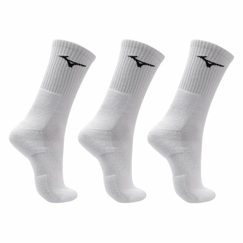 Kit 3x1 Meia Cano Alto Atoalhada Mizuno