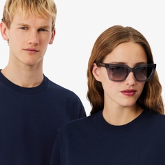 Camiseta Lacoste de Malha Pesada de Caimento Folgado