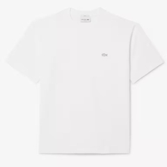 Camiseta Lacoste de Malha Pesada de Caimento Folgado na internet