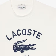 Camiseta Lacoste em Algodão com Estampa Assinada - comprar online