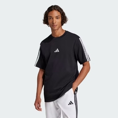 Camiseta Adidas Malha Simples Essentials Três Listras