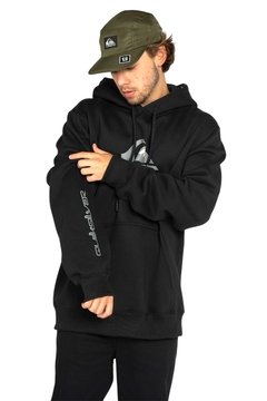 Moletom Quiksilver fech comp logo - loja online