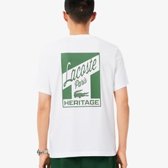 Camiseta Lacoste de Malha Estampada Múltipla - loja online