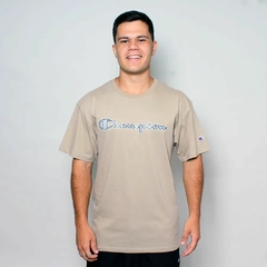 Imagem do Camiseta Champion Script Metal Tecido Meia Malha Fino