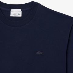 Camiseta Lacoste de Malha Pesada de Caimento Folgado na internet
