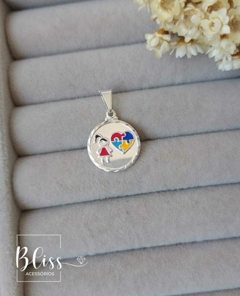 Pingente Menina Autismo - PG41