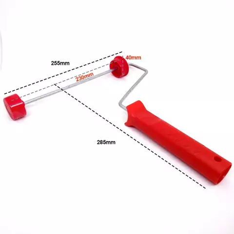 SUPORTE PARA ROLO VERMELHO 23CM ROMA