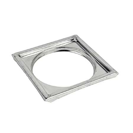 PORTA GRELHA QUADRADO 10CM INOX OVERTIME