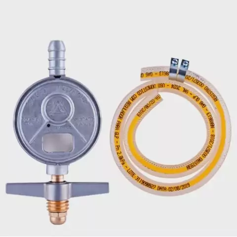 REGULADOR DE GAS 505/01 COM MANGUEIRA 1,20M ALIANÇA