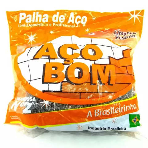 PALHA DE AÇO N2 AÇO BOM