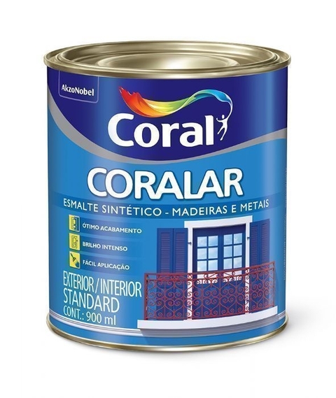 ESMALTE SINTÉTICO STANDARD 900ML MARROM CORALAR