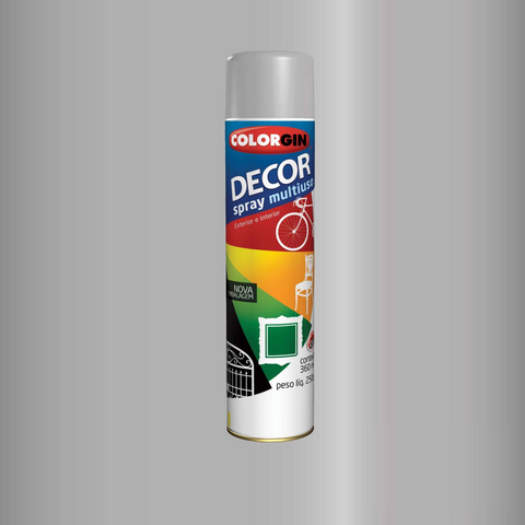 TINTA SPRAY USO GERAL 360ML ALUMÍNIO 500 DECOR