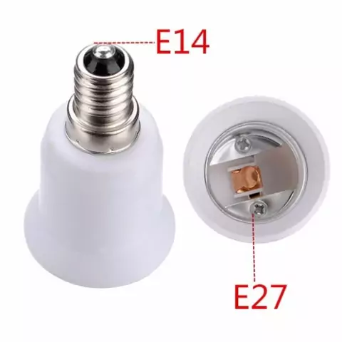 SOQUETE ADAPTADOR E14 PARA E27 INTERNEED