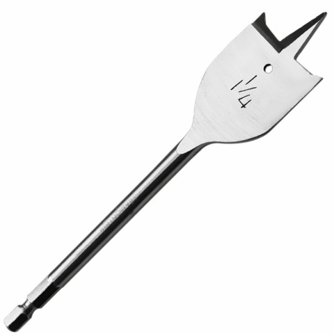 BROCA CHATA PARA MADEIRA 1/4" BRASFORT