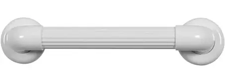 BARRA DE APOIO EM PVC 30CM BRANCO ASTRA