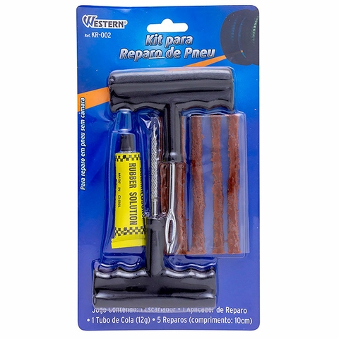 KIT REPARO DE PNEU 8 PEÇAS WESTERN