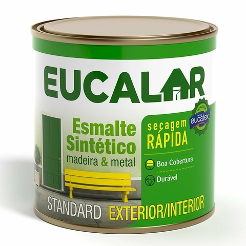 ESMALTE SINTÉTICO STANDARD 225ML VERMELHO EUCALAR