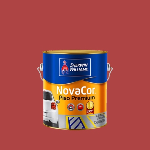 TINTA ACRILICA PISO PREMIUM 3,6L VERMELHO SEGURANCA NOVACOR