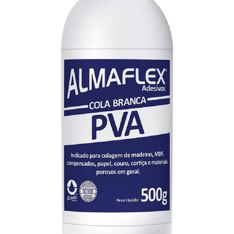 COLA BRANCA PVA 500G ALMAFLEX