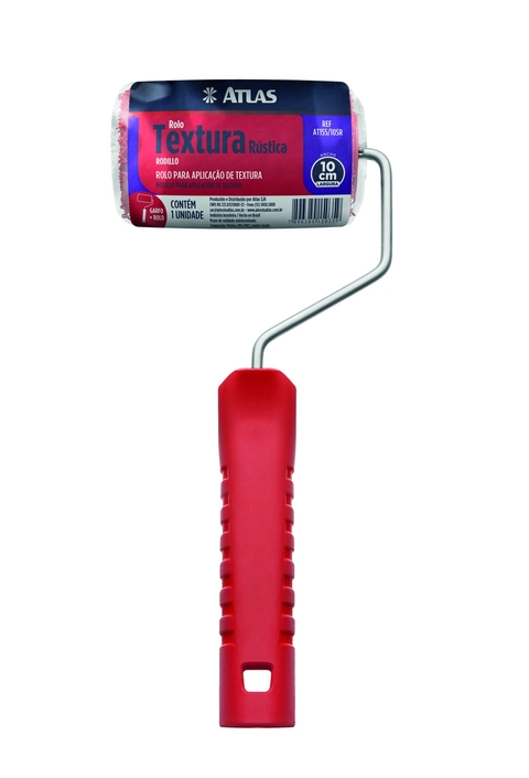 ROLO TEXTURA RÚSTICA 10CM ATLAS