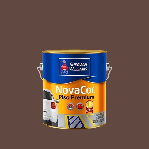 TINTA ACRILICA PISO PREMIUM 3,6L MARROM NOVACOR