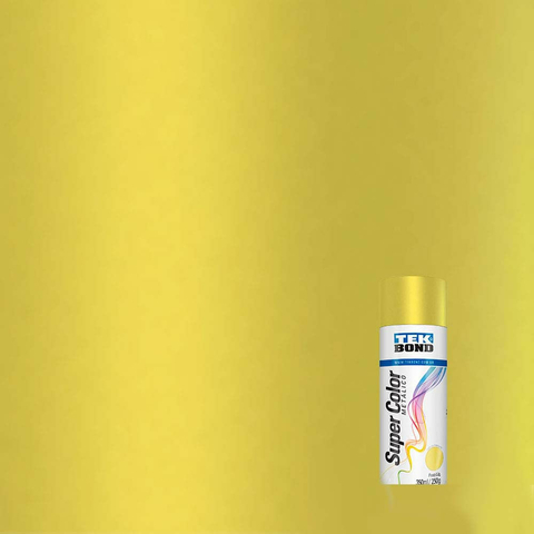 TINTA SPRAY METALICO OURO 350ML TEK BOND