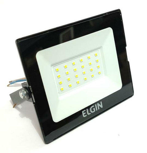PROJETOR LED BIVOLT 30W 6500K PRETO ELGIN